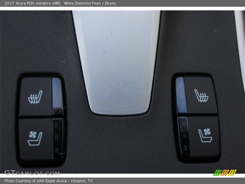 White Diamond Pearl / Ebony 2017 Acura RDX Advance AWD