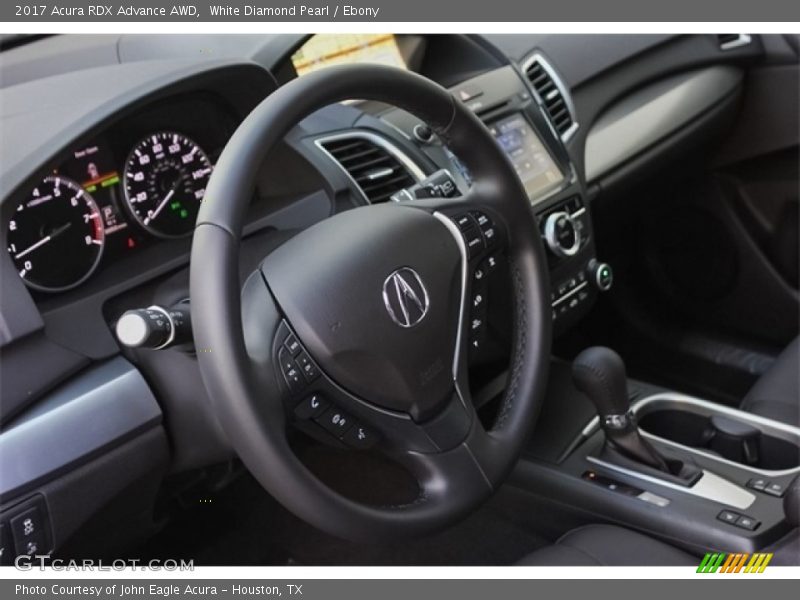 White Diamond Pearl / Ebony 2017 Acura RDX Advance AWD
