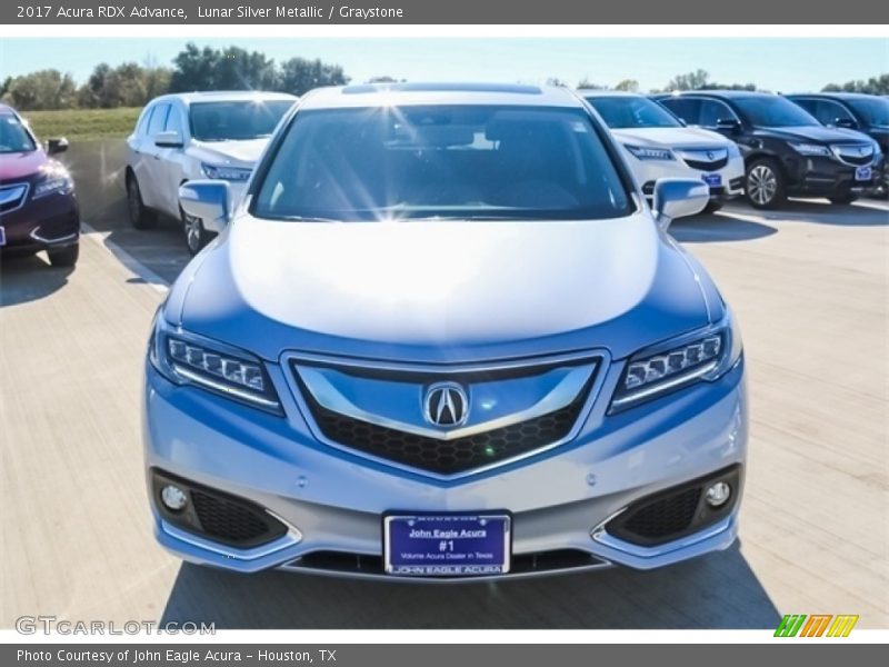 Lunar Silver Metallic / Graystone 2017 Acura RDX Advance