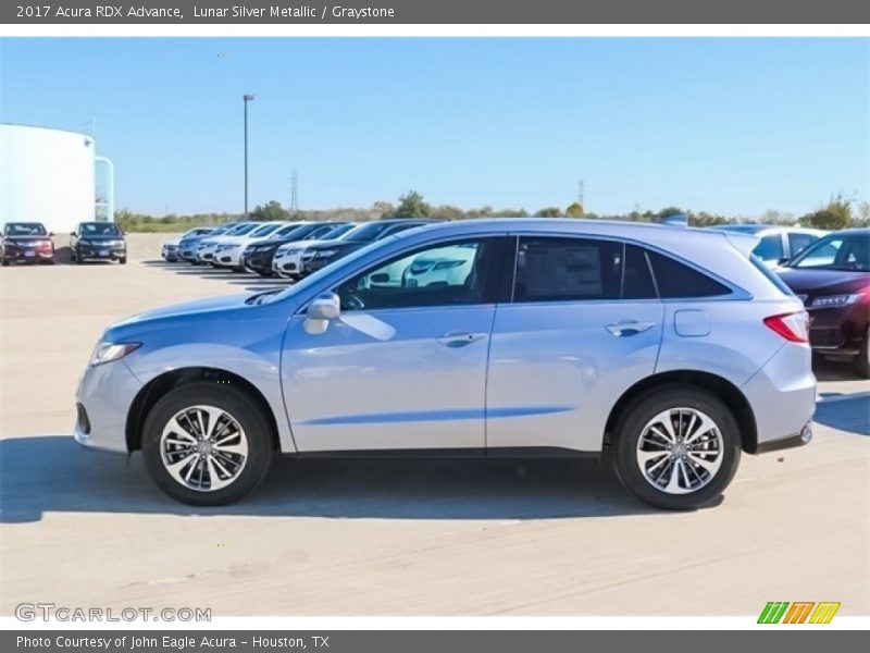 Lunar Silver Metallic / Graystone 2017 Acura RDX Advance