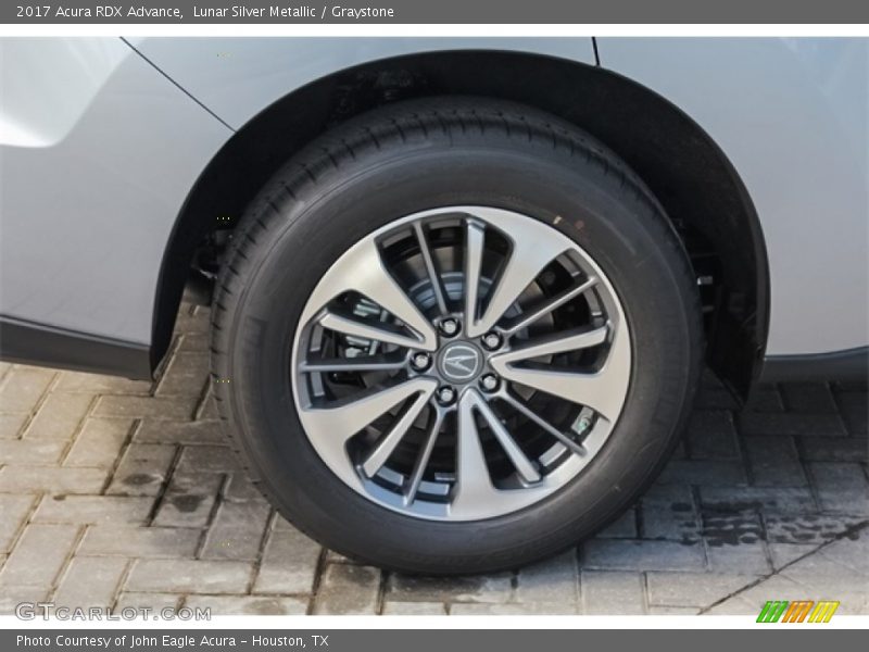 Lunar Silver Metallic / Graystone 2017 Acura RDX Advance