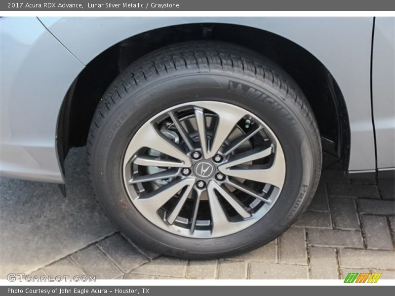 Lunar Silver Metallic / Graystone 2017 Acura RDX Advance