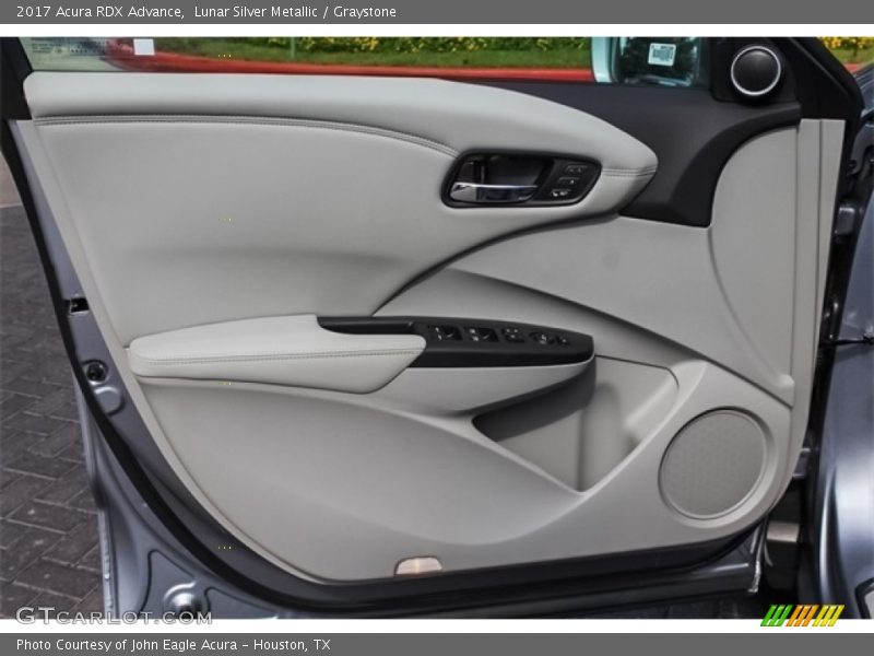 Lunar Silver Metallic / Graystone 2017 Acura RDX Advance