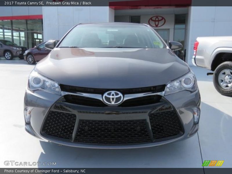 Predawn Gray Mica / Black 2017 Toyota Camry SE