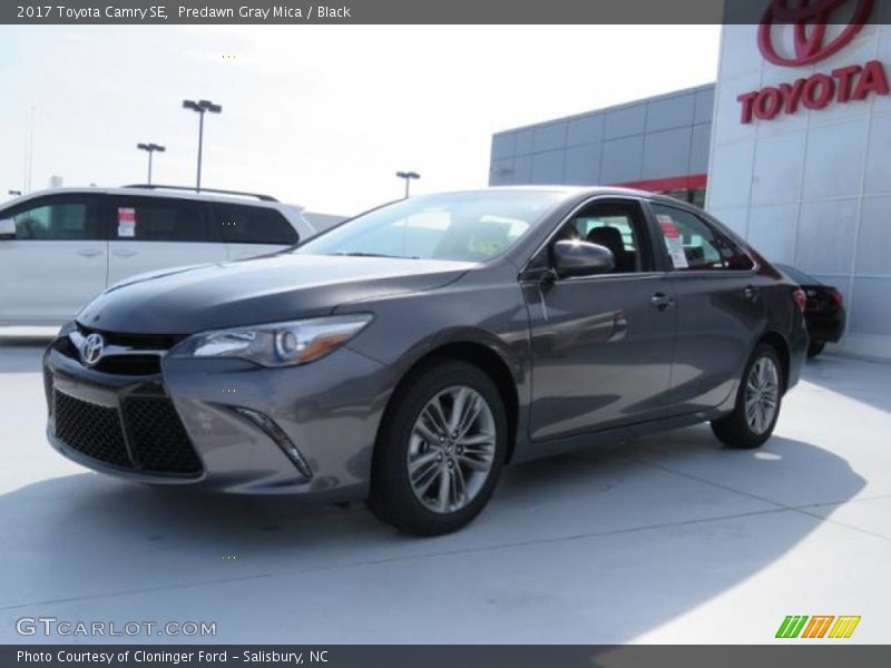 Predawn Gray Mica / Black 2017 Toyota Camry SE