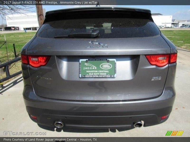 Ammonite Grey / Jet w/Tan 2017 Jaguar F-PACE 35t AWD Prestige