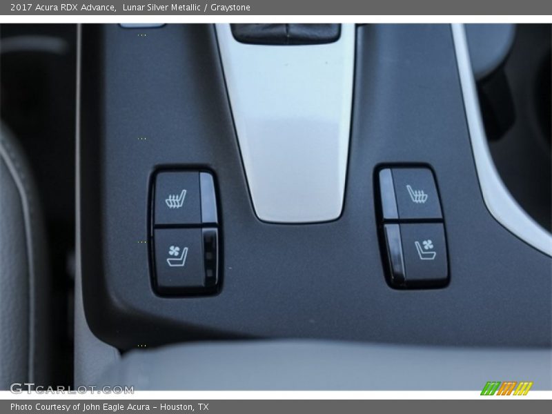 Lunar Silver Metallic / Graystone 2017 Acura RDX Advance
