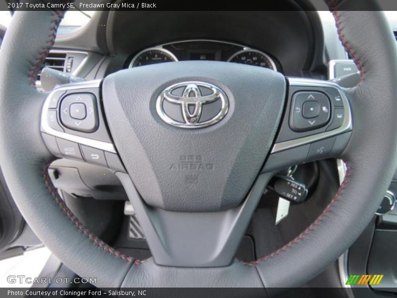 Predawn Gray Mica / Black 2017 Toyota Camry SE