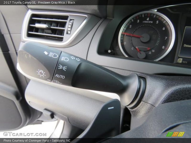 Predawn Gray Mica / Black 2017 Toyota Camry SE