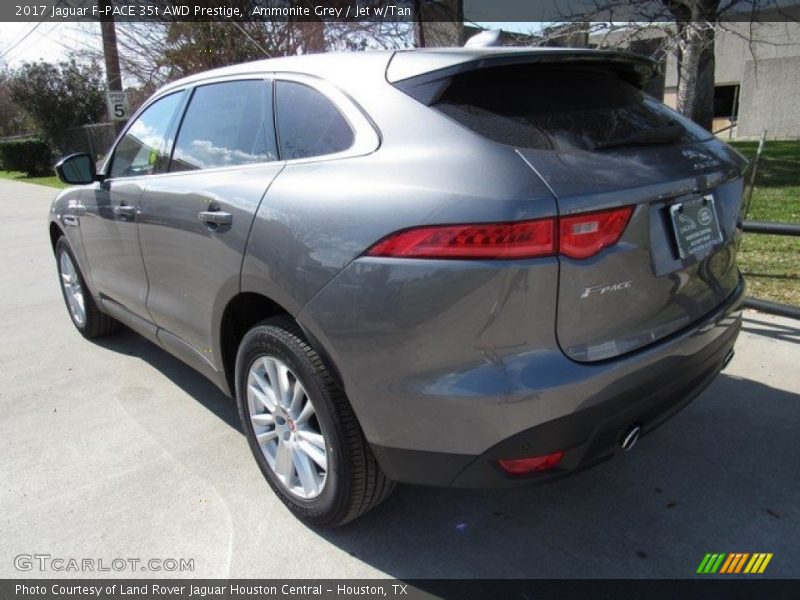 Ammonite Grey / Jet w/Tan 2017 Jaguar F-PACE 35t AWD Prestige