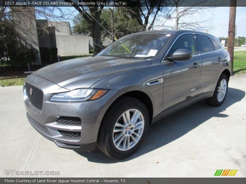 Ammonite Grey / Jet w/Tan 2017 Jaguar F-PACE 35t AWD Prestige