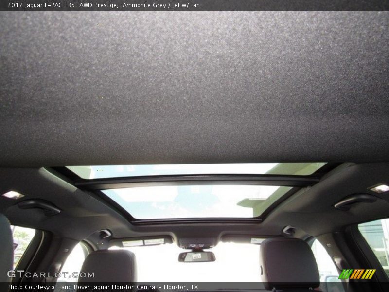 Ammonite Grey / Jet w/Tan 2017 Jaguar F-PACE 35t AWD Prestige