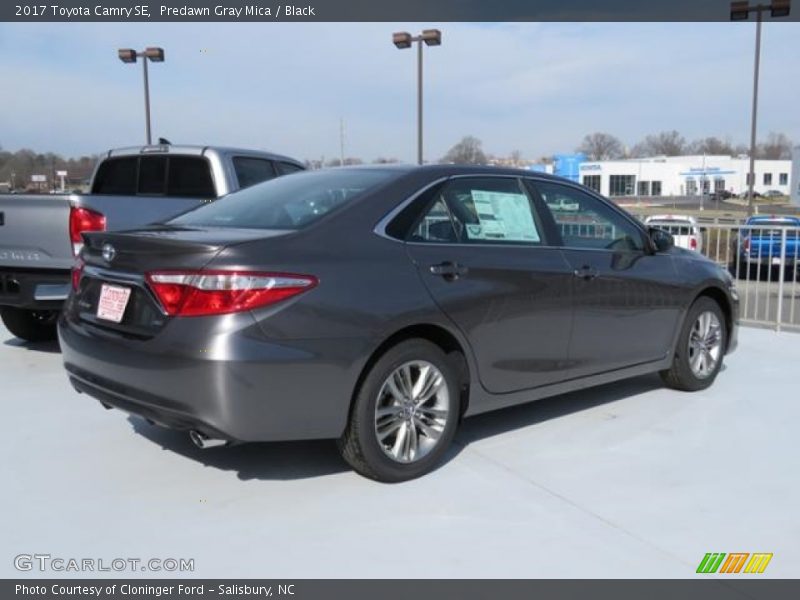 Predawn Gray Mica / Black 2017 Toyota Camry SE
