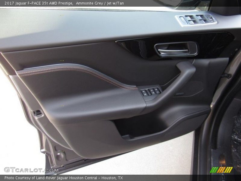Ammonite Grey / Jet w/Tan 2017 Jaguar F-PACE 35t AWD Prestige