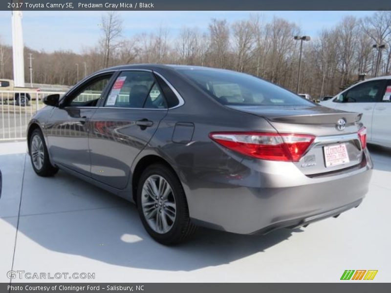 Predawn Gray Mica / Black 2017 Toyota Camry SE