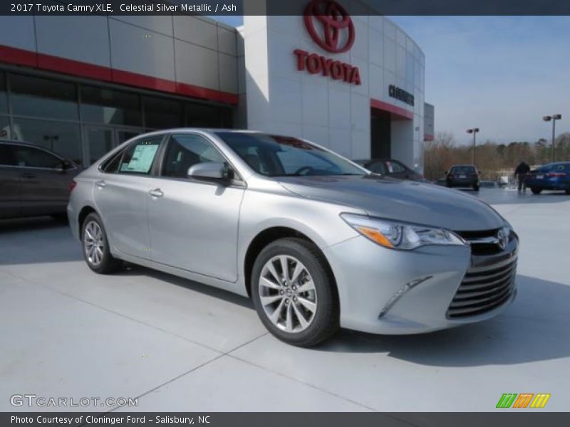 Celestial Silver Metallic / Ash 2017 Toyota Camry XLE