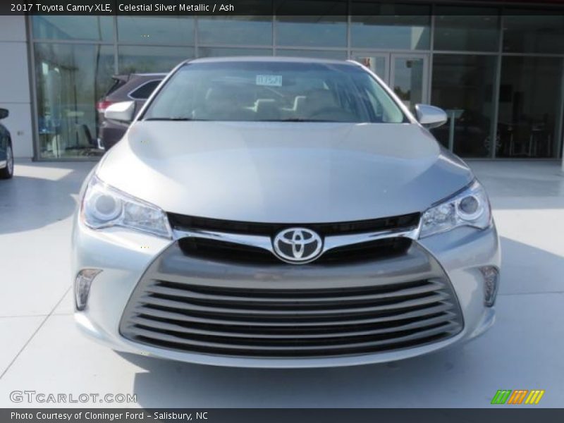 Celestial Silver Metallic / Ash 2017 Toyota Camry XLE