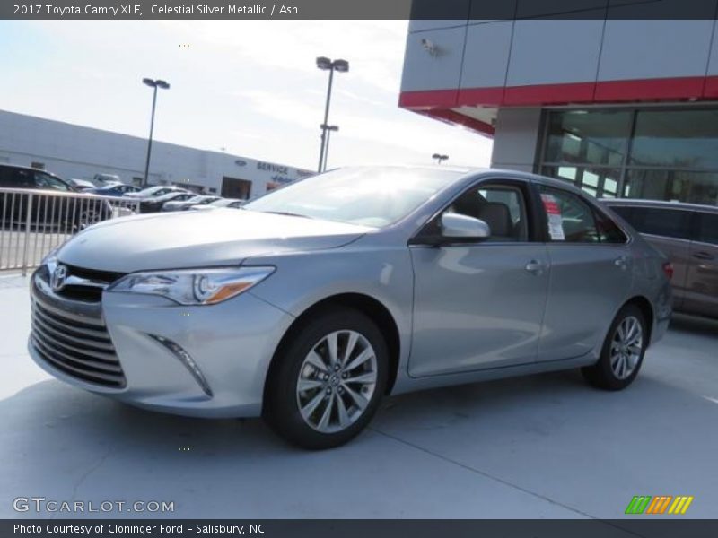 Celestial Silver Metallic / Ash 2017 Toyota Camry XLE