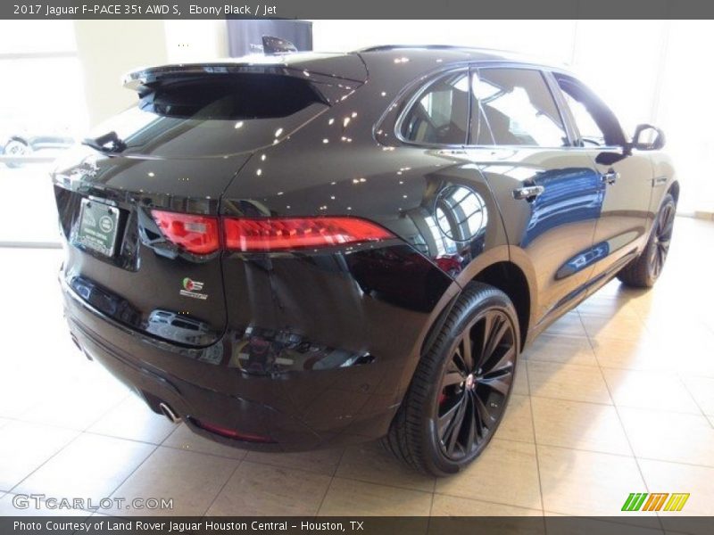 Ebony Black / Jet 2017 Jaguar F-PACE 35t AWD S