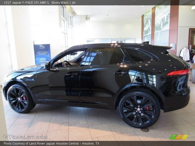 Ebony Black / Jet 2017 Jaguar F-PACE 35t AWD S