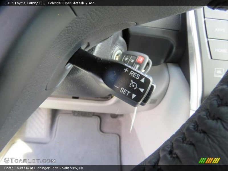 Celestial Silver Metallic / Ash 2017 Toyota Camry XLE