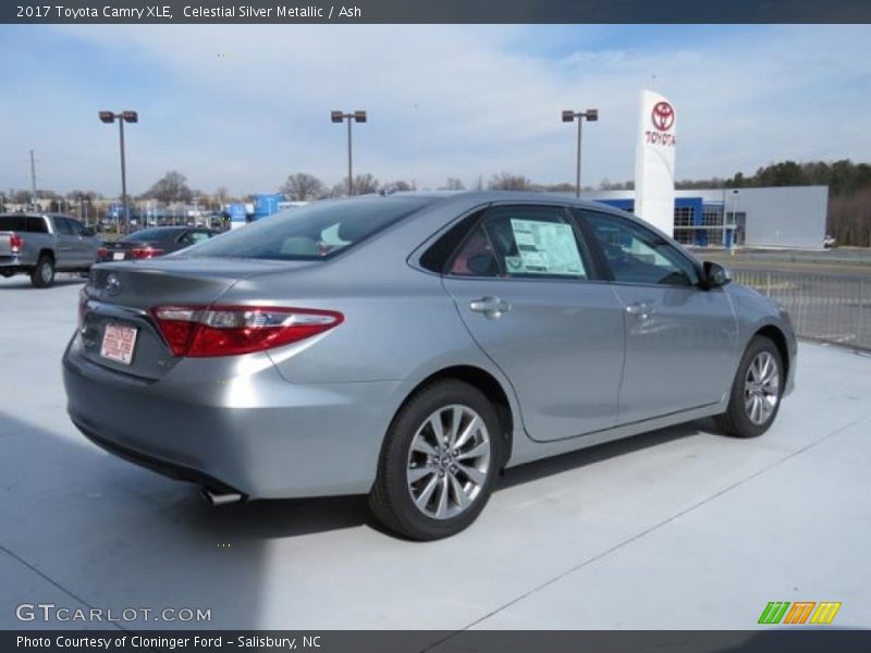 Celestial Silver Metallic / Ash 2017 Toyota Camry XLE