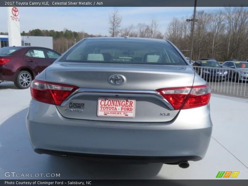 Celestial Silver Metallic / Ash 2017 Toyota Camry XLE