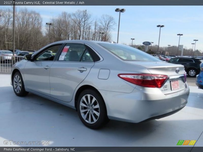 Celestial Silver Metallic / Ash 2017 Toyota Camry XLE