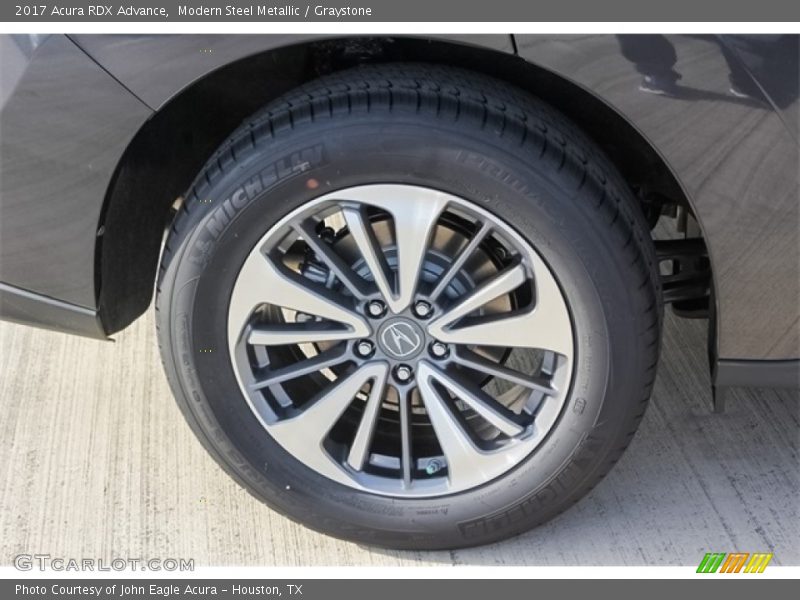 Modern Steel Metallic / Graystone 2017 Acura RDX Advance