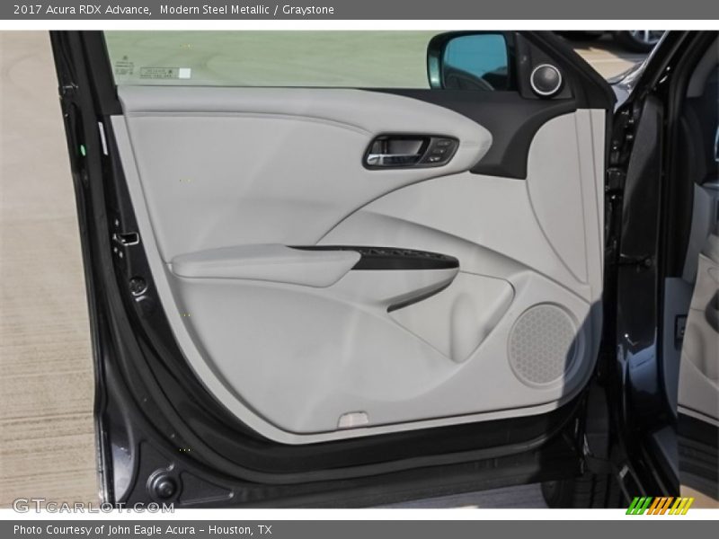 Modern Steel Metallic / Graystone 2017 Acura RDX Advance