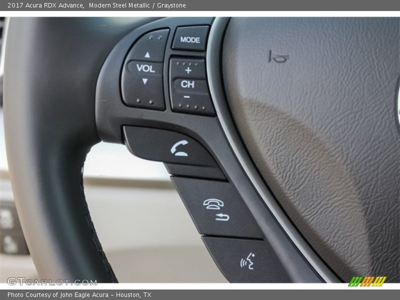 Modern Steel Metallic / Graystone 2017 Acura RDX Advance