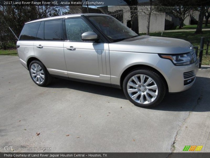 Aruba Metallic / Ebony/Ivory 2017 Land Rover Range Rover HSE
