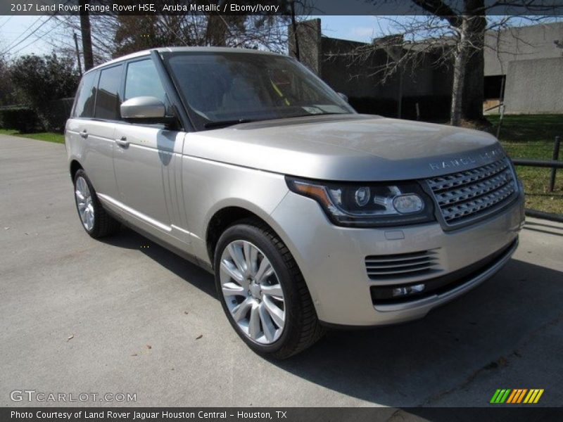 Aruba Metallic / Ebony/Ivory 2017 Land Rover Range Rover HSE