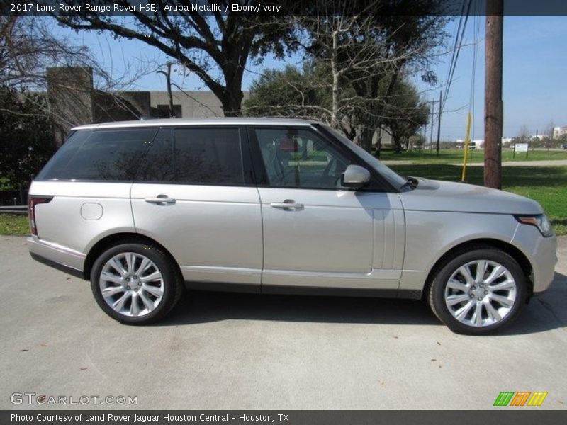 Aruba Metallic / Ebony/Ivory 2017 Land Rover Range Rover HSE