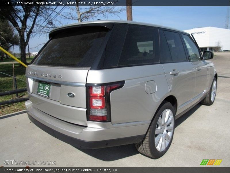 Aruba Metallic / Ebony/Ivory 2017 Land Rover Range Rover HSE