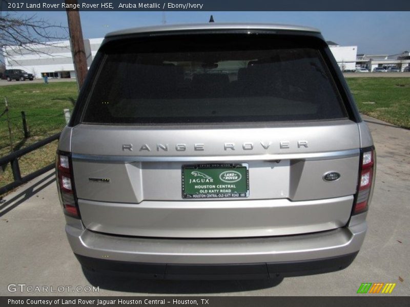 Aruba Metallic / Ebony/Ivory 2017 Land Rover Range Rover HSE