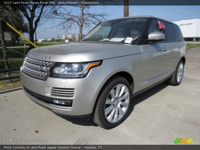 Aruba Metallic / Ebony/Ivory 2017 Land Rover Range Rover HSE