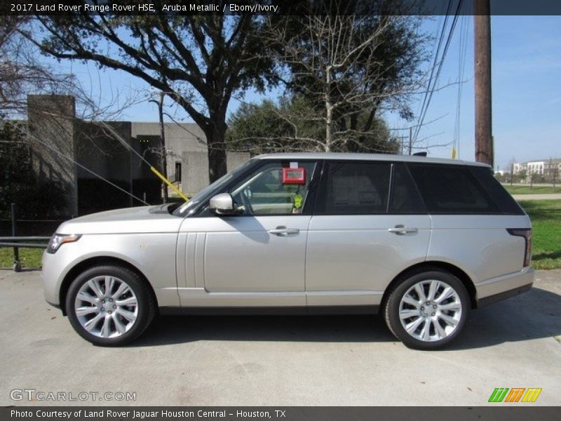 Aruba Metallic / Ebony/Ivory 2017 Land Rover Range Rover HSE