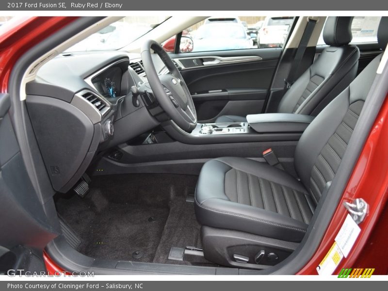 Ruby Red / Ebony 2017 Ford Fusion SE