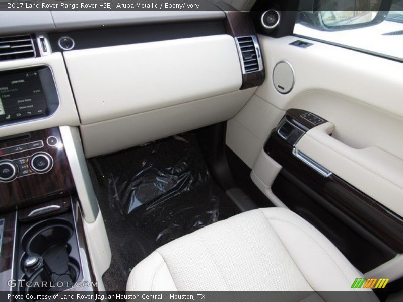 Aruba Metallic / Ebony/Ivory 2017 Land Rover Range Rover HSE