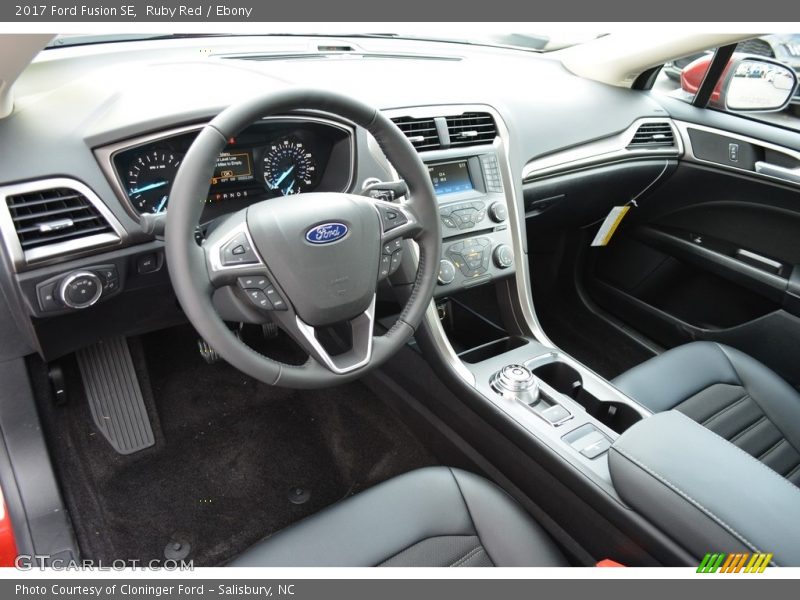 Ruby Red / Ebony 2017 Ford Fusion SE