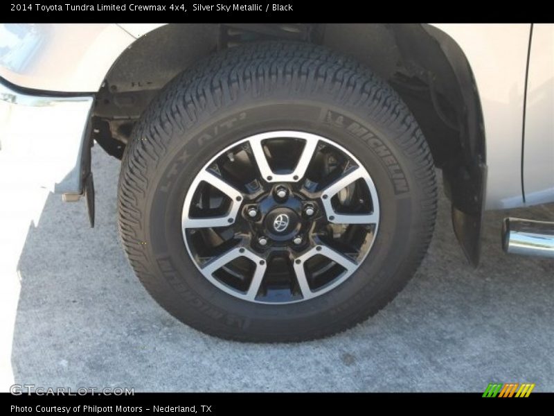 Silver Sky Metallic / Black 2014 Toyota Tundra Limited Crewmax 4x4