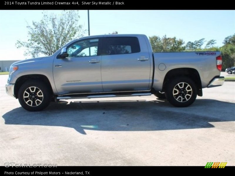 Silver Sky Metallic / Black 2014 Toyota Tundra Limited Crewmax 4x4