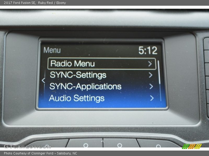 Ruby Red / Ebony 2017 Ford Fusion SE