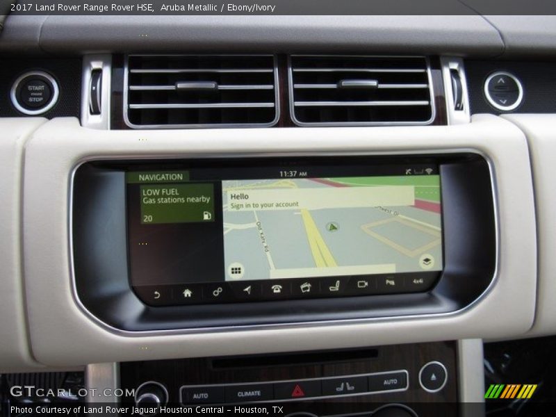 Aruba Metallic / Ebony/Ivory 2017 Land Rover Range Rover HSE