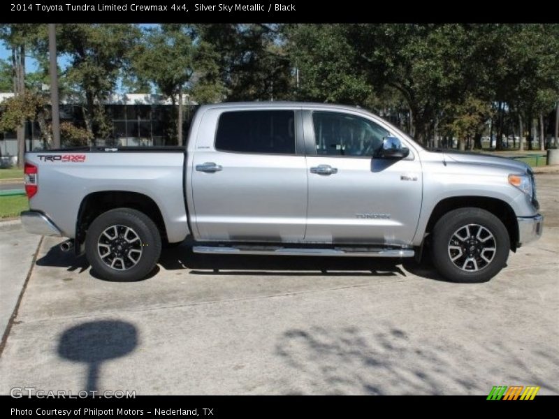 Silver Sky Metallic / Black 2014 Toyota Tundra Limited Crewmax 4x4