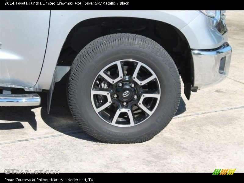 Silver Sky Metallic / Black 2014 Toyota Tundra Limited Crewmax 4x4