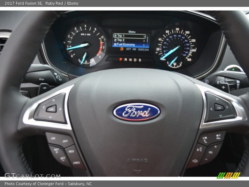 Ruby Red / Ebony 2017 Ford Fusion SE