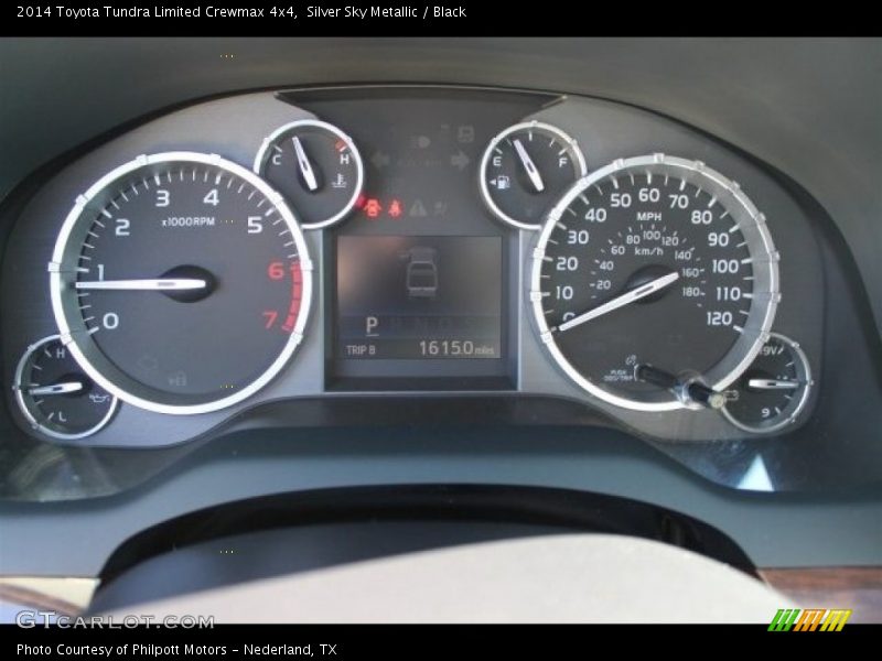 Silver Sky Metallic / Black 2014 Toyota Tundra Limited Crewmax 4x4