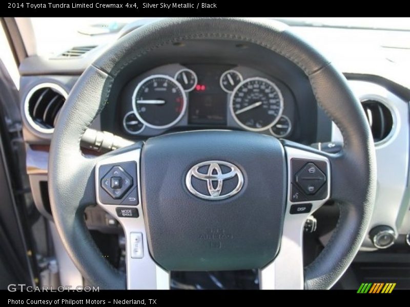 Silver Sky Metallic / Black 2014 Toyota Tundra Limited Crewmax 4x4